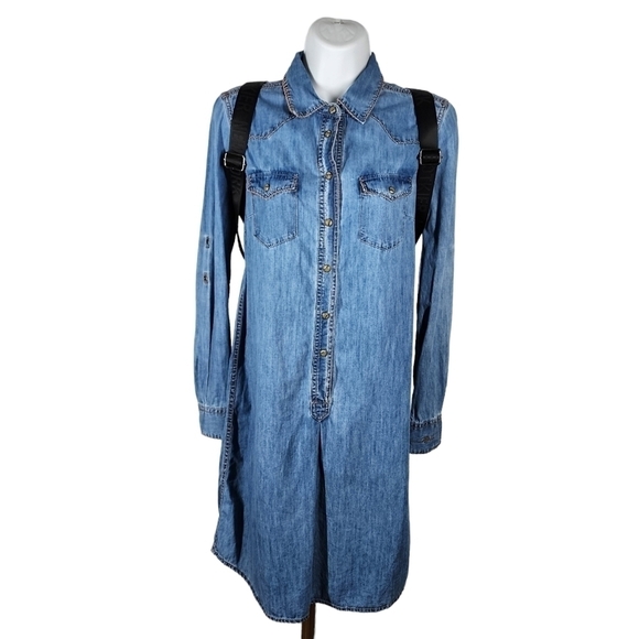 BOTKIER NEW YORK NYLON FAUX LEATHER SMALL BACKPACK - Picture 2 of 8